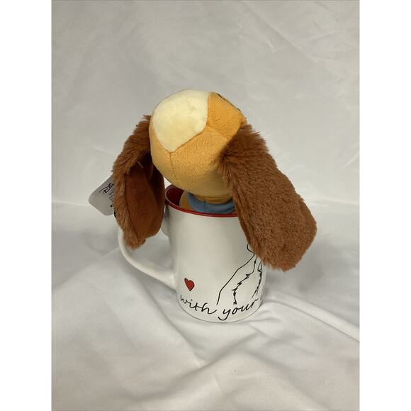 Disney Lady And The Tramp Side By Side With Your Loved One Mug + Stuffed Animal - Picture 5 of 8
